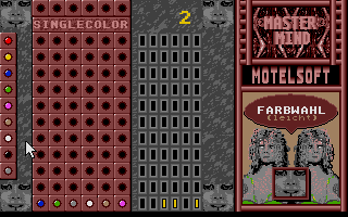 Mastermind atari screenshot